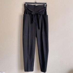 Mango High Waist Belted Pants.